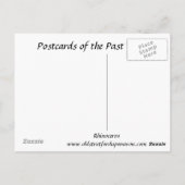 Oud Briefkaart - Rhinoceros (Achterkant)