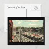 Oud Briefkaart - RI-voorzieningen, spoorwegtunnel (Voorkant / Achterkant)