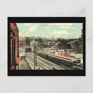 Oud Briefkaart - RI-voorzieningen, spoorwegtunnel