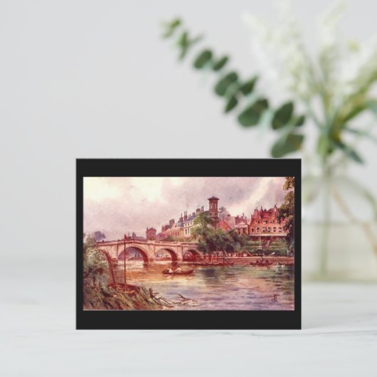 Oud Briefkaart - Richmond Bridge (Staand voorkant)