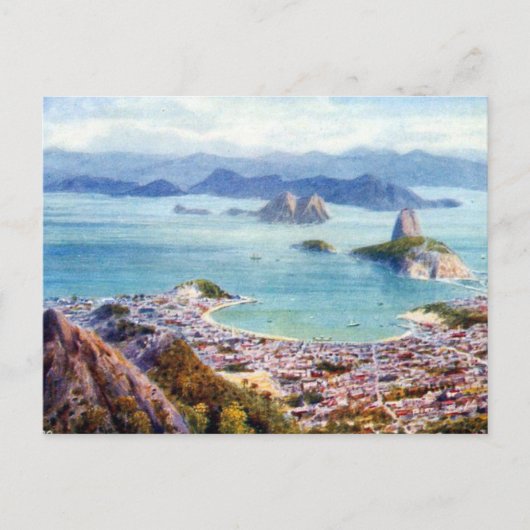 Oud Briefkaart - Rio de Janeiro, Brazilië (Voorkant)