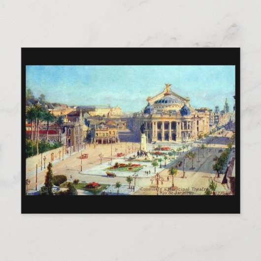 Oud Briefkaart - Rio de Janeiro, Brazilië (Voorkant)