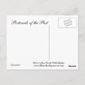 Oud Briefkaart - Ritz-Carlton Hotel, Philadelphia (Achterkant)
