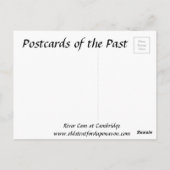 Oud Briefkaart - Rivierdam in Cambridge (Achterkant)