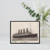 Oud Briefkaart - RMS Aquitania (Staand voorkant)