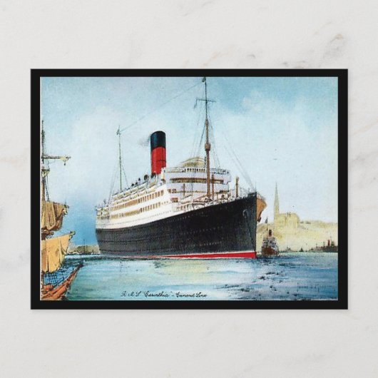 Oud Briefkaart - RMS Carinthia (Voorkant)