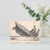 Oud Briefkaart - RMS Lusitania (Staand voorkant)