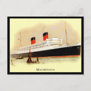 Oud Briefkaart - RMS Mauretania