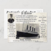 Oud Briefkaart - RMS "Titanic" (Voorkant / Achterkant)