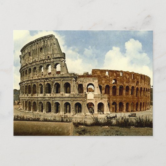 Oud Briefkaart, Rome, Colosseum Briefkaart (Voorkant)