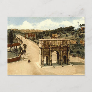 Oud Briefkaart, Rome, de Arch van Constantine Briefkaart