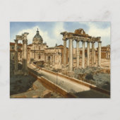 Oud Briefkaart, Rome, het Forum en de tempel van S Briefkaart (Voorkant)