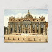 Oud Briefkaart, Rome, Sint-Peter en Vaticaan Briefkaart (Voorkant)