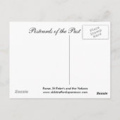 Oud Briefkaart, Rome, Sint-Peter en Vaticaan Briefkaart (Achterkant)