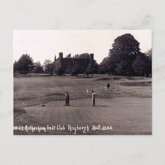 Oud Briefkaart - Rotherham Golf Club (Voorkant)