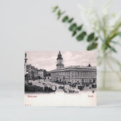 Oud Briefkaart - Royal Castle, Warschau, Polen (Staand voorkant)