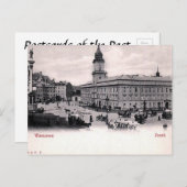 Oud Briefkaart - Royal Castle, Warschau, Polen (Voorkant / Achterkant)