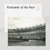 Oud Briefkaart - Royal Crescent, Bath, Somerset (Voorkant / Achterkant)
