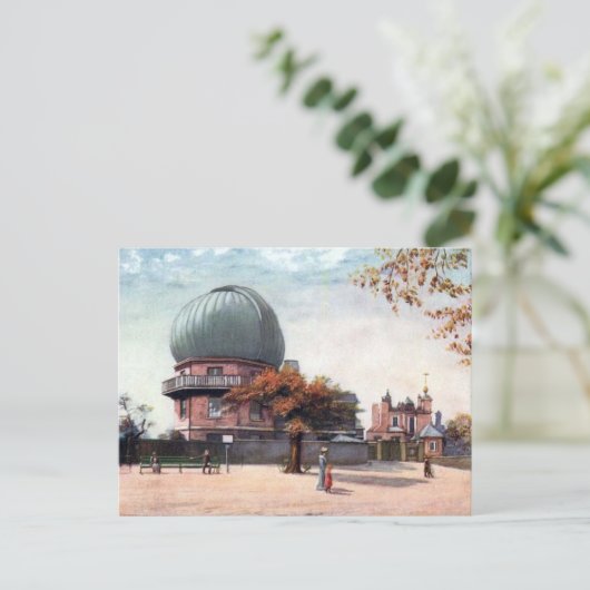 Oud Briefkaart - Royal Observatory, Greenwich (Staand voorkant)