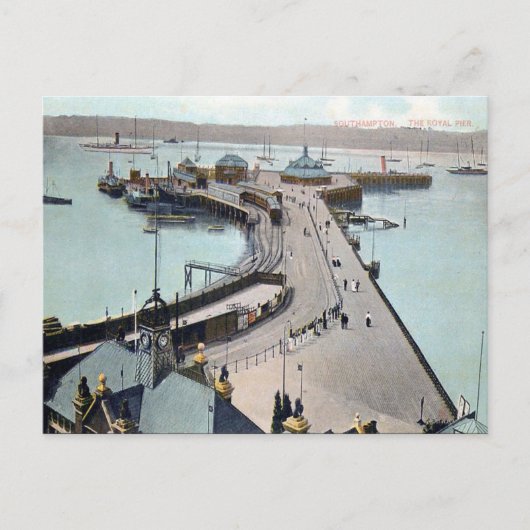 Oud Briefkaart - Royal Pier, Southampton (Voorkant)