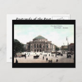Oud Briefkaart - Royal Theater, Kopenhagen (Voorkant / Achterkant)