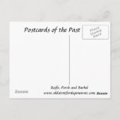 Oud Briefkaart - Ruffe, Perch en Barbel (Achterkant)