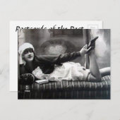 Oud Briefkaart - Ruglijnrecht (Voorkant / Achterkant)