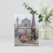 Oud Briefkaart - S Maria Novella, Florence (Staand voorkant)