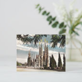 Oud Briefkaart - Sagrada Familia, Barcelona (Staand voorkant)