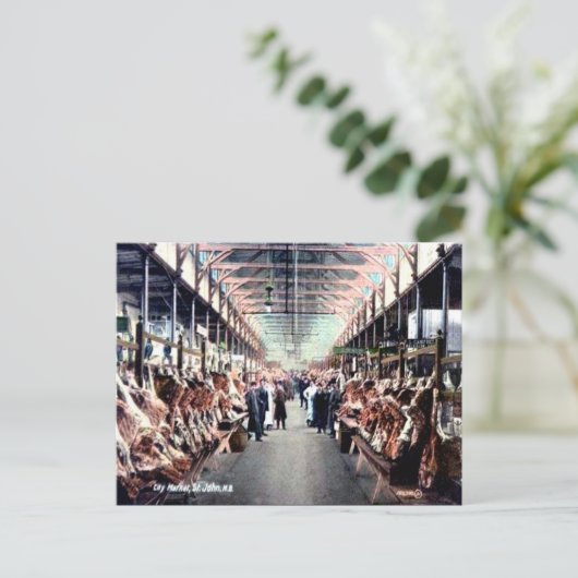 Oud Briefkaart - Saint John, New Brunswick (Staand voorkant)