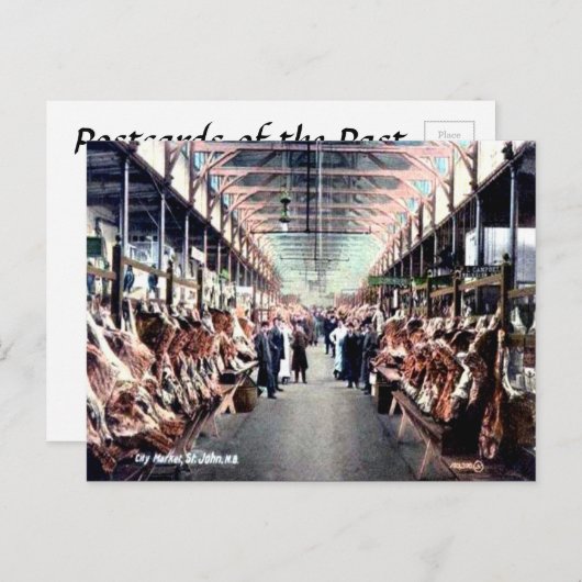 Oud Briefkaart - Saint John, New Brunswick (Voorkant / Achterkant)