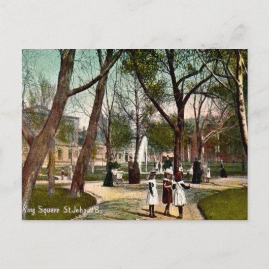 Oud Briefkaart - Saint John, New Brunswick (Voorkant)