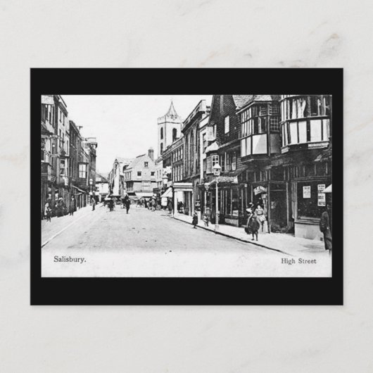 Oud Briefkaart - Salisbury, Wiltshire (Voorkant)