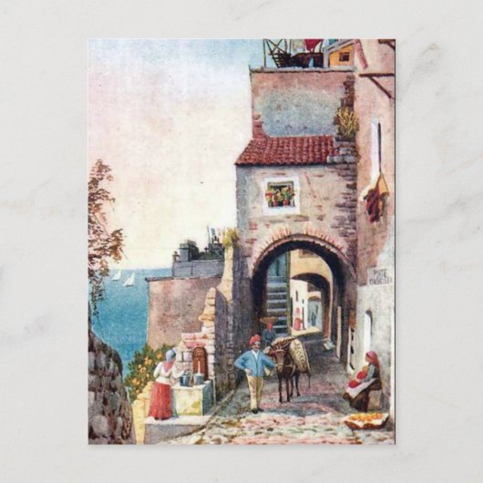 Oud Briefkaart - San Remo, Italië (Voorkant)
