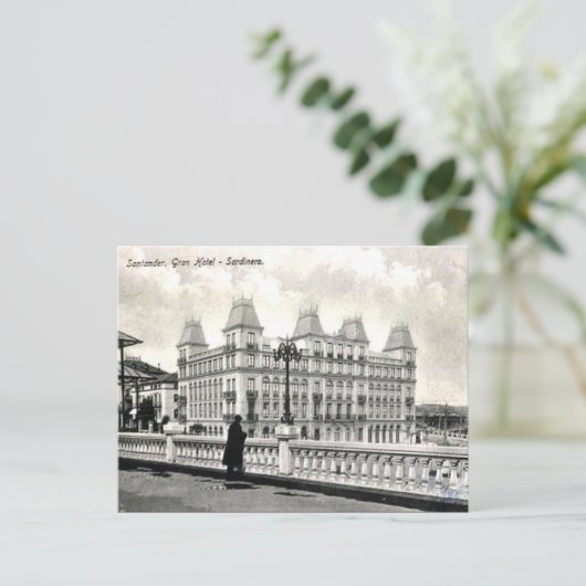 Oud Briefkaart - Santander Spanje (Staand voorkant)