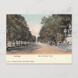 Oud Briefkaart - Santiago, Chili