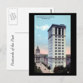 Oud Briefkaart - Savannah Bank en Trust Co (Voorkant / Achterkant)