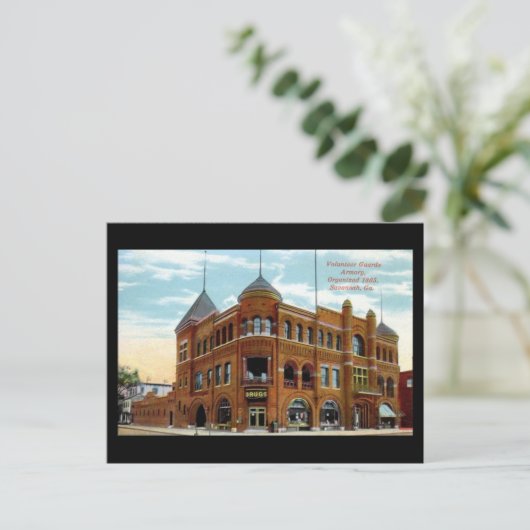 Oud Briefkaart - Savannah, Georgia (Staand voorkant)