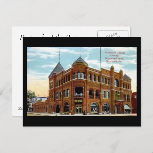 Oud Briefkaart - Savannah, Georgia (Voorkant / Achterkant)