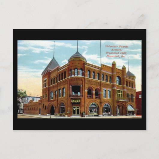 Oud Briefkaart - Savannah, Georgia (Voorkant)