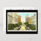 Oud Briefkaart, Savannah, Georgia Briefkaart (Voorkant / Achterkant)