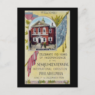 Oud Briefkaart, Sesqui-Centennial, Philadelphia PA Briefkaart