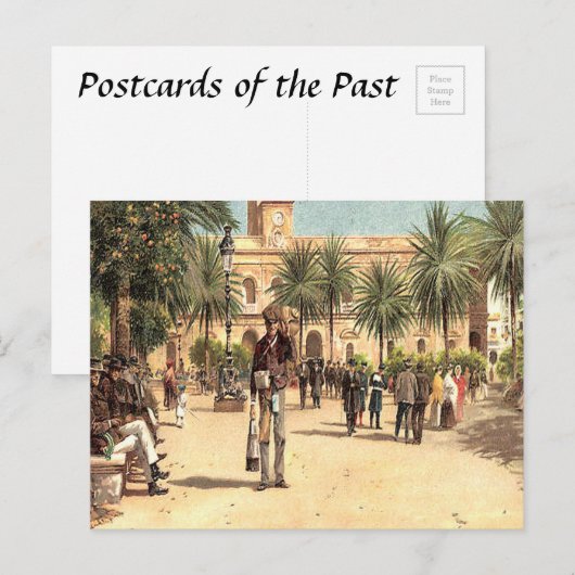 Oud Briefkaart - Sevilla, Spanje (Voorkant / Achterkant)