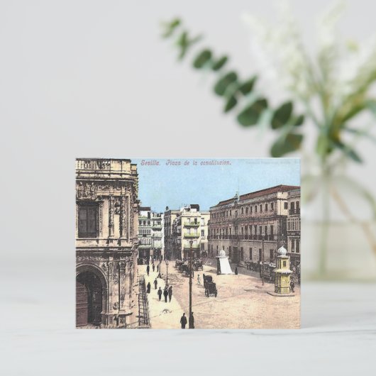 Oud Briefkaart - Sevilla. Spanje (Staand voorkant)
