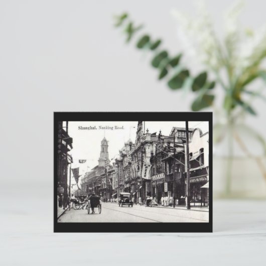 Oud Briefkaart - Shanghai, China (Staand voorkant)