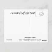 Oud Briefkaart - Shanghai, China (Achterkant)