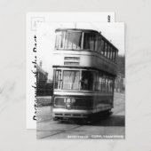 Oud Briefkaart - Sheffield Corporation Tram (Voorkant / Achterkant)