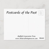 Oud Briefkaart - Sheffield Corporation Tram (Achterkant)