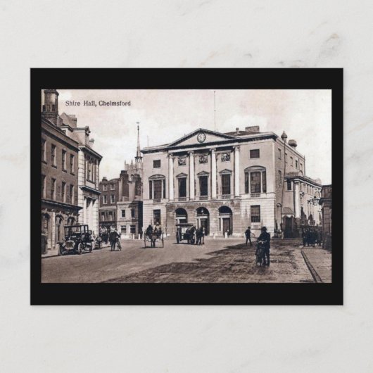 Oud Briefkaart - Shire Hall, Chelmsford, Essex (Voorkant)