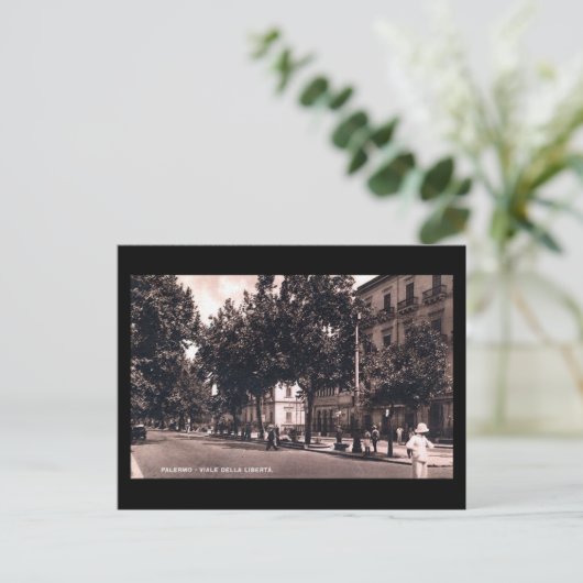 Oud Briefkaart - Sicilië, Palermo (Staand voorkant)